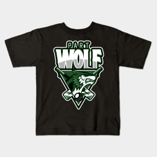 Part Wolf design Kids T-Shirt